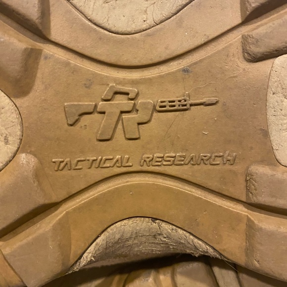 Tactical Research Military Boot Size 13 Tactical Boots Brown - Picture 7 of 9